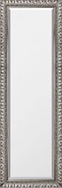 Brocant Zilveren Spiegel 74x114 cm –  Eliza – Spiegel Zilveren Lijst – Spiegel Barok Zilver – Spiegels –  Perfecthomeshop