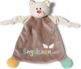 knuffeldoekje Cat 27 x 24 x 6,5 cm pluche bruin¬†