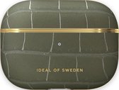 Ideal of Sweden AirPods Case PU Pro Khaki Croco
