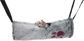 Snuggles 2 in 1 hangmat / tunnel knaagdier - 38x36 cm - 1 stuks