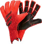Adidas Predator Pro Fingersafe Solar Red/Black - Keepershandschoenen - Maat 9.5