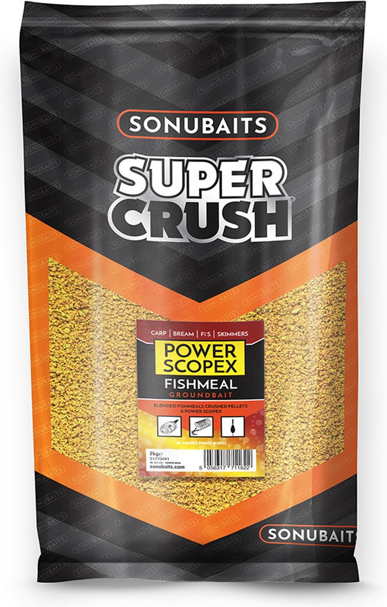 Sonubaits Supercrush Power Scopex 2kg | Lokvoer