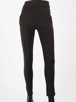 Dames tregging Romy XL/XXL - Bruin - Luxe & Comfort - Hoge Taille