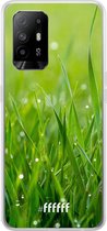 6F hoesje - geschikt voor OPPO A94 5G -  Transparant TPU Case - Morning Dew #ffffff