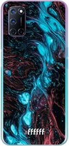 6F hoesje - geschikt voor OPPO A52 -  Transparant TPU Case - River Fluid #ffffff