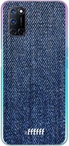 6F hoesje - geschikt voor OPPO A72 -  Transparant TPU Case - Denim #ffffff