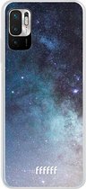 6F hoesje - geschikt voor Xiaomi Redmi Note 10 5G -  Transparant TPU Case - Milky Way #ffffff