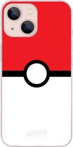 6F hoesje - geschikt voor iPhone 13 Mini -  Transparant TPU Case - Pokeball #ffffff