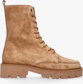 Tango Bee Bold 39 Veterboots - Laarzen Met Veters - Dames - Camel - Maat 38