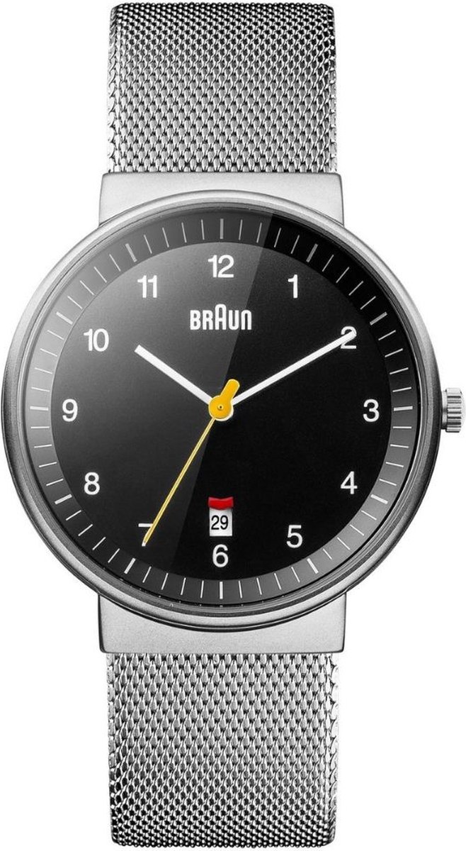 Braun classic gent BN0032BKSLMHG Mannen Quartz horloge