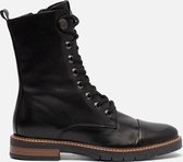 Linea Zeta Veterboots zwart Leer - Dames - Maat 40