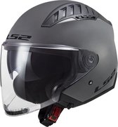 LS2 Helm Copter OF600 glans nardo grey maat S
