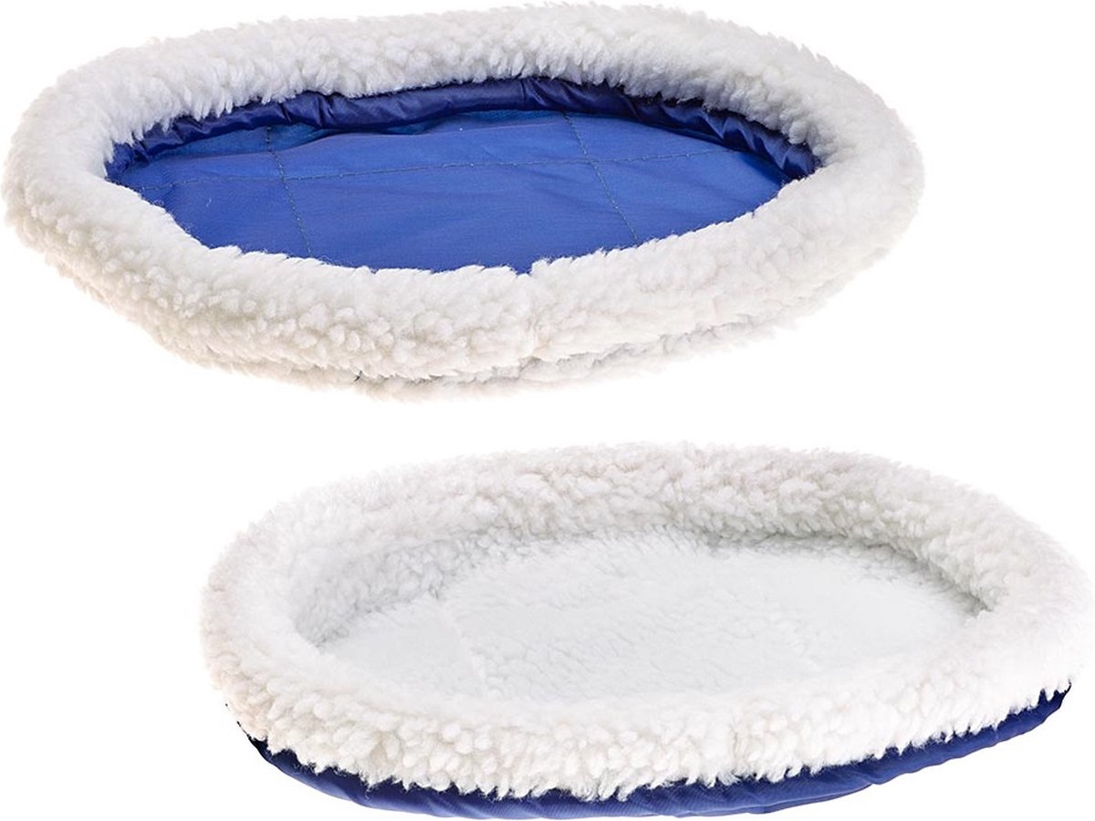 Ferplast Konijnenbed 32 X 26 X 5 Cm Polyamide/nylon Blauw/wit