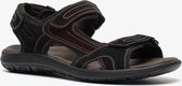 Mountain Peak leren heren sandalen - Zwart - Maat 45 - Echt leer