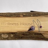 Wellness-House | Pendelketting Amethist | Natuurstenen Pendel | Pendelen | Amethist | Zen | Chakras | Cadeautje