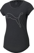 Puma Heather Cat Sportshirt Zwart Dames - Maat XS