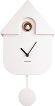 Karlsson Wandklok Modern Cuckoo 41 X 21,5 Cm Abs Wit