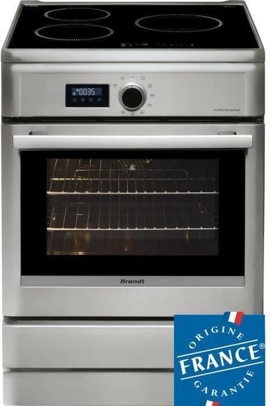 Table de cuisson à induction BRANDT - BCI6658T - 3 zones - Four électrique  - Pyrolyse... | bol.com