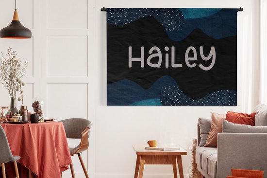 Wandkleed - Wanddoek - Hailey - Pastel - Meisje - 180x135 cm - Wandtapijt