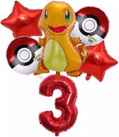 Pokemon Charmander Ballonpakket Droom Thema Party Decoratie nummer 3