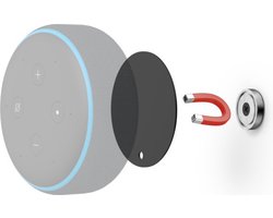 Hama Wandhouder voor Amazon Echo Dot (3e gen.)/Echo Input, magnetisch, zwart