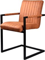 Trend Living Elba Eetkamerstoel - Bruin - Stof
