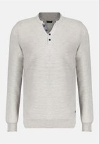 DEELUXE Trui met V-hals en knopen JOYASON Light Grey