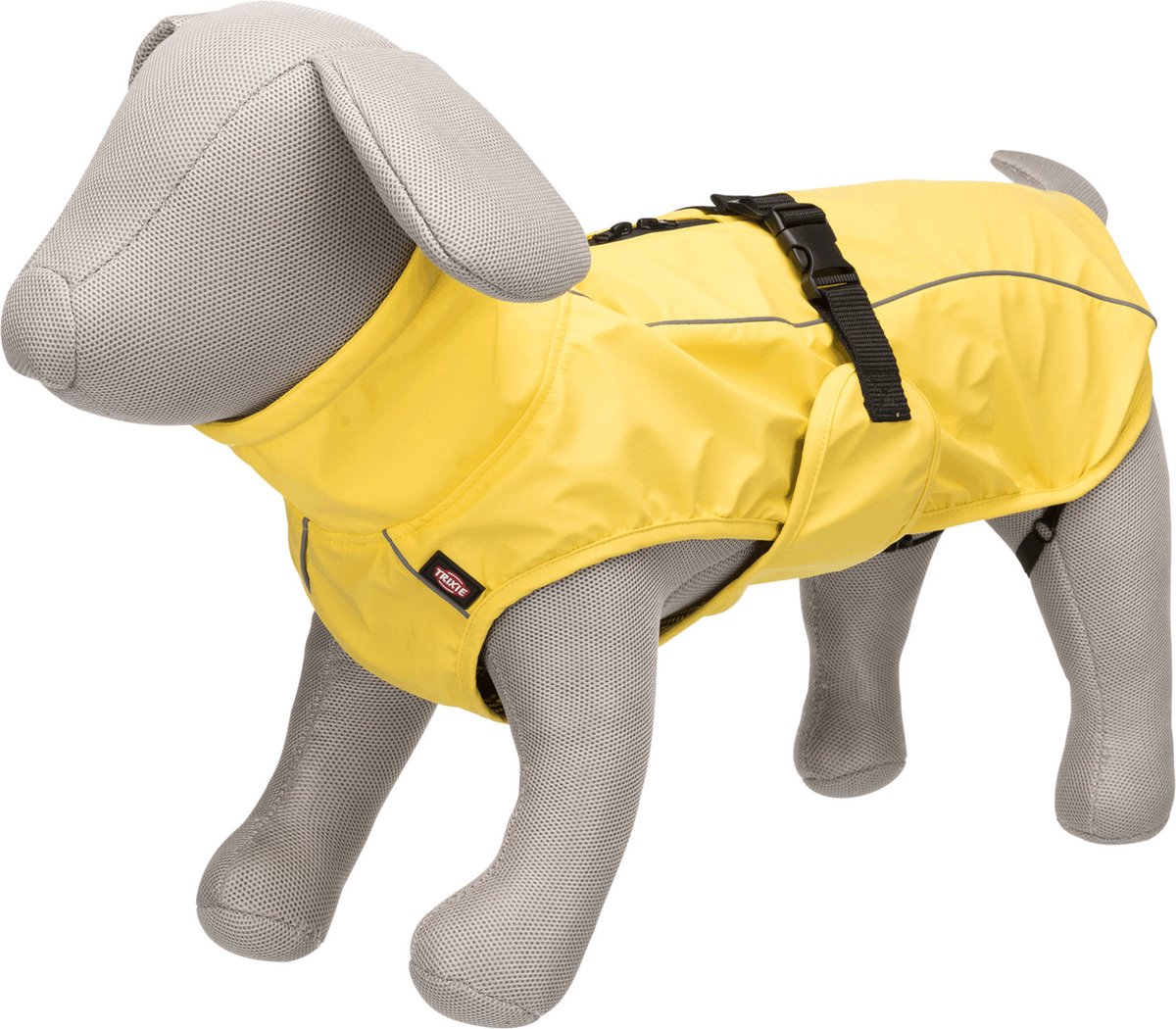 Bol.com Trixie Regenjas Hond - Vimy - Geel - Ruglengte 55 cm - XXL aanbieding