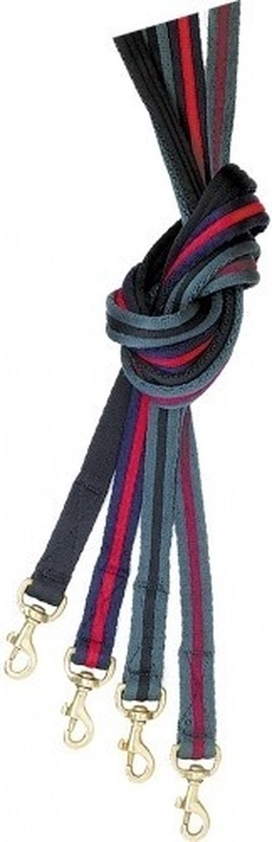 USG Longeerlijn Soft 8 meter Blauw/zwart