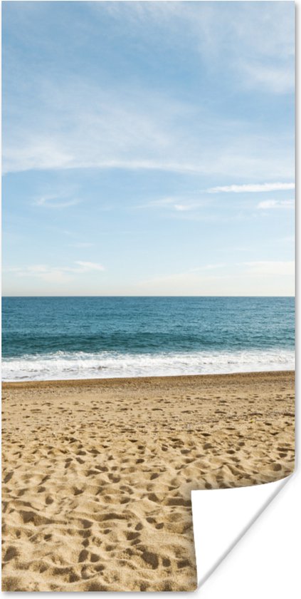 Poster Strand - Zand - Zee - 40x80 cm