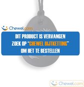 Bijtketting kauwketting | Dragon Draak Kauwsieraad | Grijs