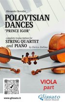 Polovtsian Dances for String Quartet and Piano 3 - Viola part of "Polovtsian Dances" for String Quartet and Piano
