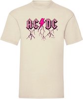 T-shirt ACDC pastel - Off white (XS)