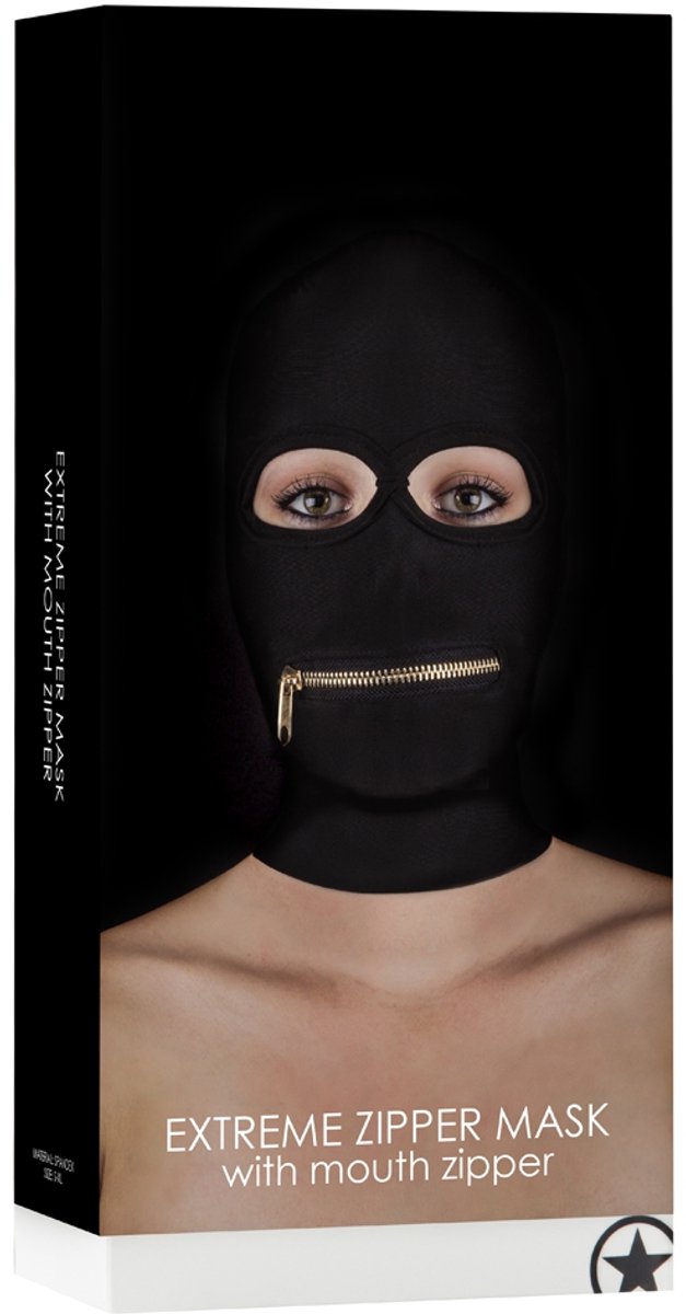 Extreme Zipper Mask with Mouth Zipper