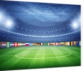 Voetbalstadion world cup - Foto op Dibond - 80 x 60 cm