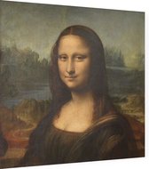 Mona Lisa, Leonardo da Vinci - Foto op Dibond - 40 x 40 cm