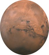 Planet Mars, NASA Images - Foto op Dibond - ⌀ 60 cm