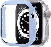 Mobigear Color Hardcase Hoesje voor Apple Watch Series 7 (45mm) - Blauw