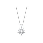 Favs Dames Ketting 925 sterling zilveren 6 Zirconia One Size 87860574