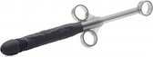 Jizz Shooter Silicone Dildo Lube Launcher - Black