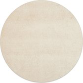 Destino 12 - Rond hoogpolig vloerkleed in Beige kleursamenstelling