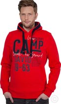 Camp David ® Hoodie sweatshirt Polar Ocean, rood