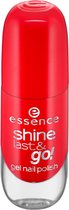 Essence Shine Last & Go! nagellak 8 ml Rood