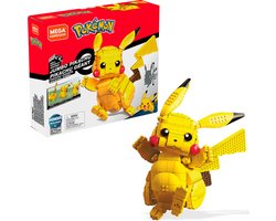 MEGA Construx Pokémon Jumbo Pikachu - Bouwset van 30 cm - 825 blokken