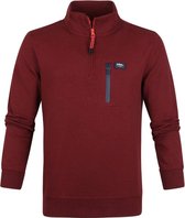 NZA Nigel Pullover Half Zip Bordeaux - maat L