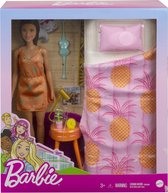 Barbie Speelset Slaapkamer Meisjes 30 Cm 10-delig