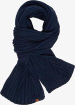 Gebreide heren sjaal - Blauw