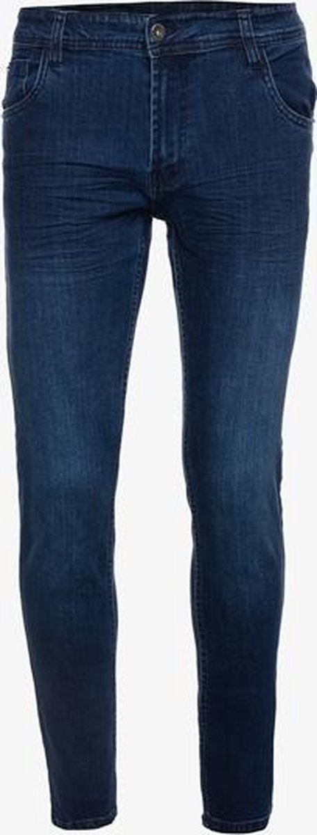 Unsigned comfort stretch fit heren jeans lengte 34 - Blauw - Maat 31/34