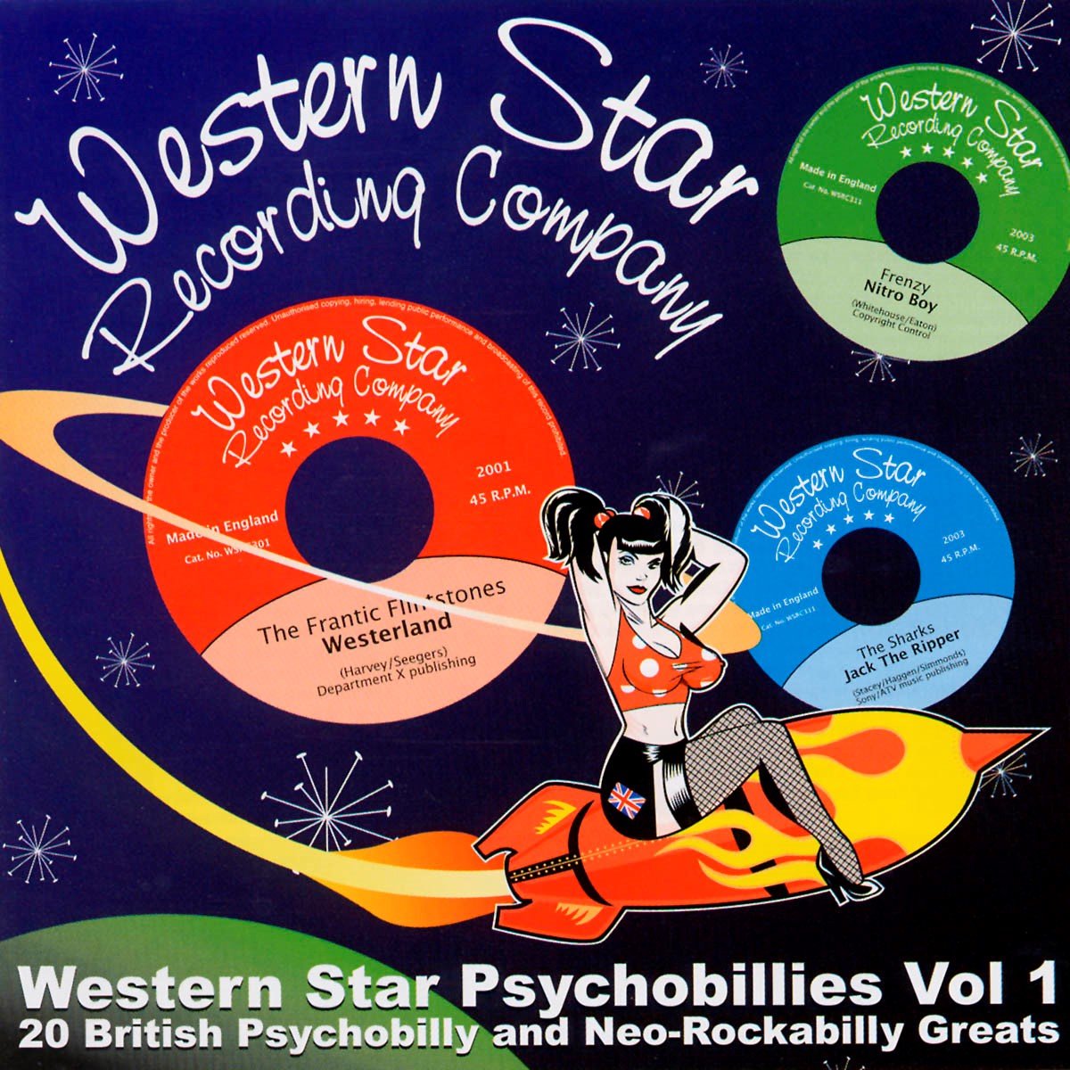 Various Artists - Western Star Psychobillies Vol 1 (CD)