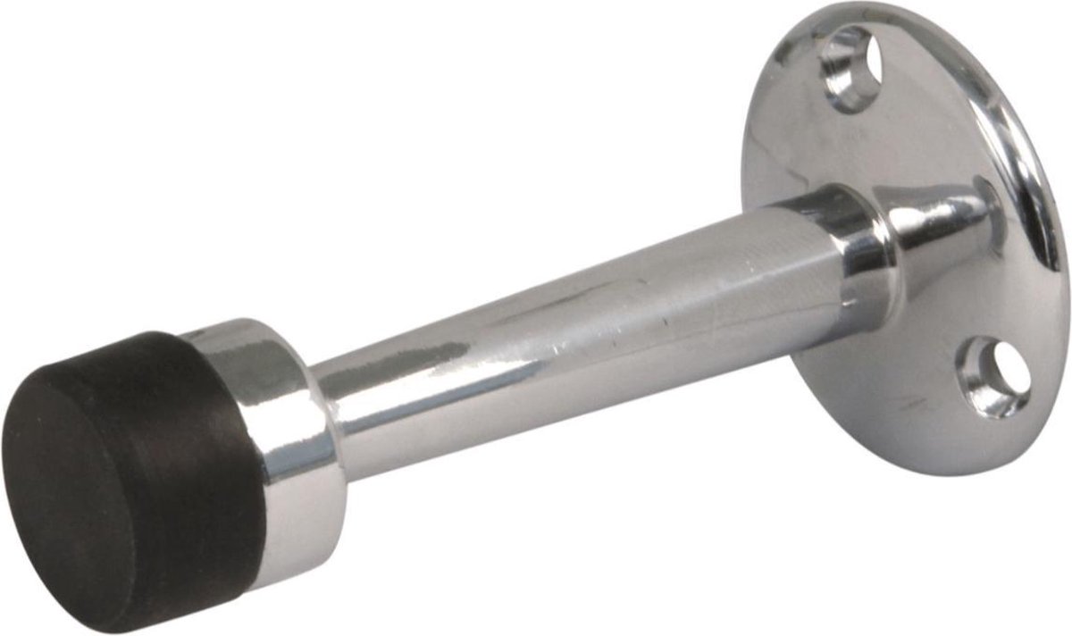Deurstopper - chroom 19x75mm